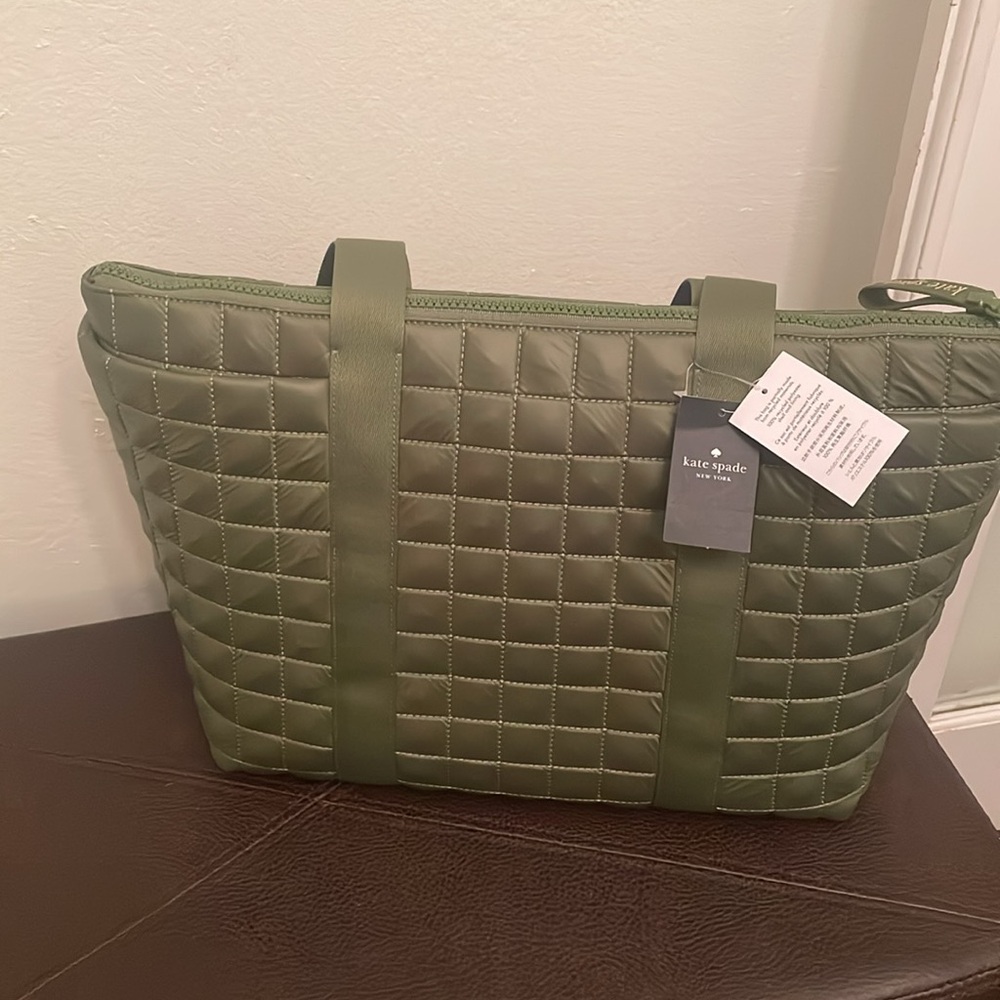 Kate Spade Camden KH405 Quilted XL Tote Black ~ New with Tags 💯 Authentic